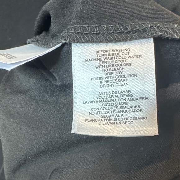 Anne Klein Black V-Neck Women's Top - Picture 7 of 8